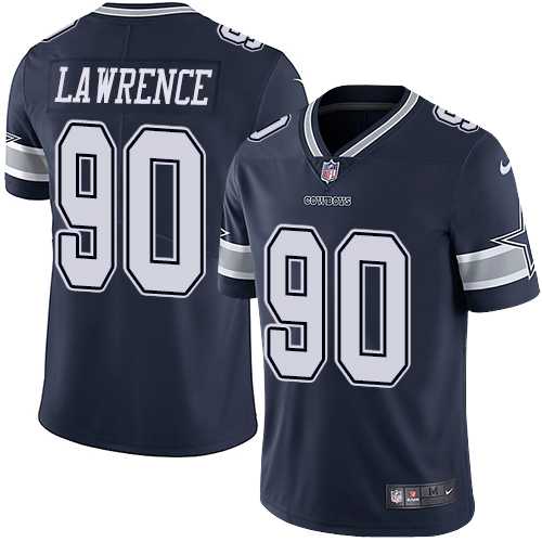 Youth Nike Dallas Cowboys #90 Demarcus Lawrence Navy Blue Team Color Stitched NFL Vapor Untouchable Limited Jersey