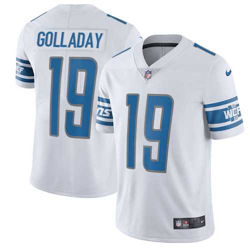 Youth Nike Detroit Lions #19 Kenny Golladay White Stitched NFL Vapor Untouchable Limited Jersey