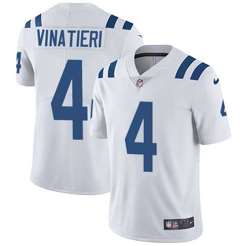 Youth Nike Indianapolis Colts #4 Adam Vinatieri White Stitched NFL Vapor Untouchable Limited Jersey