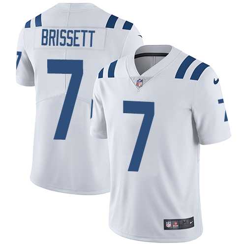 Youth Nike Indianapolis Colts #7 Jacoby Brissett White Stitched NFL Vapor Untouchable Limited Jersey