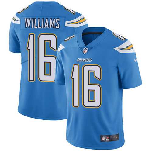 Youth Nike Los Angeles Chargers #16 Tyrell Williams Electric Blue Alternate Stitched NFL Vapor Untouchable Limited Jersey