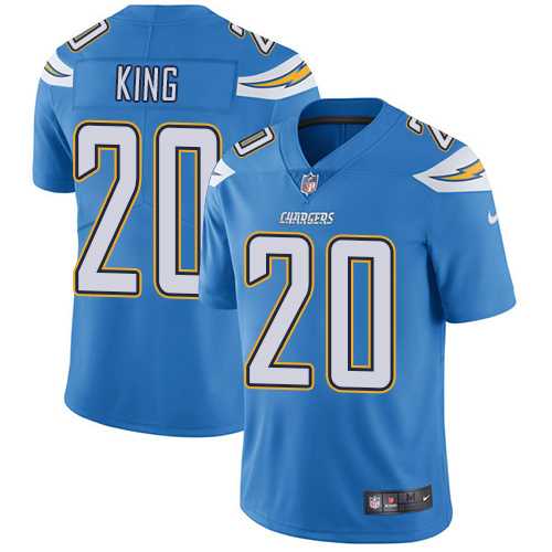 Youth Nike Los Angeles Chargers #20 Desmond King Electric Blue Alternate Stitched NFL Vapor Untouchable Limited Jersey
