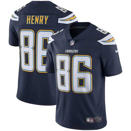 Youth Nike Los Angeles Chargers #86 Hunter Henry Navy Blue Team Color Stitched NFL Vapor Untouchable Limited Jersey