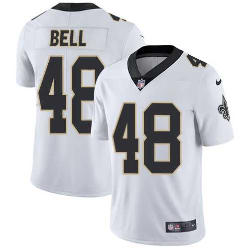 Youth Nike New Orleans Saints #48 Vonn Bell White Stitched NFL Vapor Untouchable Limited Jersey