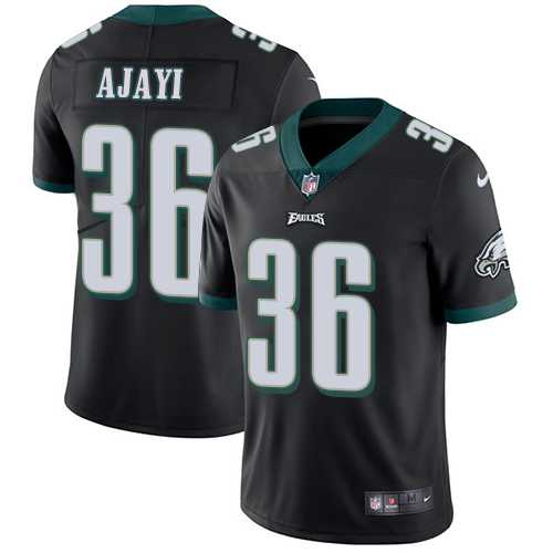 Youth Nike Philadelphia Eagles #36 Jay Ajayi Black Alternate Stitched NFL Vapor Untouchable Limited Jersey