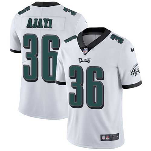 Youth Nike Philadelphia Eagles #36 Jay Ajayi White Stitched NFL Vapor Untouchable Limited Jersey