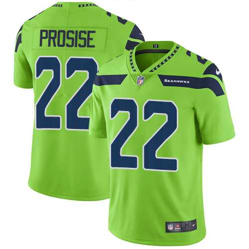 Youth Nike Seattle Seahawks ##22 C. J. Prosise Green Stitched NFL Limited Rush Jersey