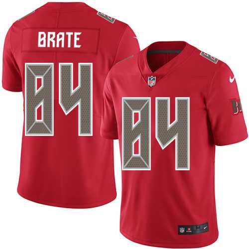 Youth Nike Tampa Bay Buccaneers #84 Cameron Brate Red Stitched NFL Limited Rush Jersey