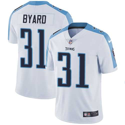 Youth Nike Tennessee Titans #31 Kevin Byard White Stitched NFL Vapor Untouchable Limited Jersey