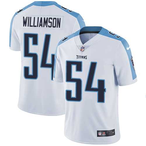 Youth Nike Tennessee Titans #54 Avery Williamson White Stitched NFL Vapor Untouchable Limited Jersey Youth Nike Tennessee Titans #54 Avery Williamson White Stitched NFL Vapor Untouchable Limited Jersey