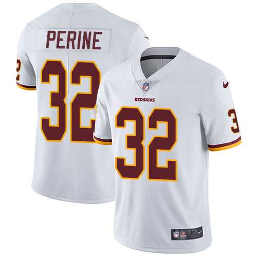 Youth Nike Washington Redskins #32 Samaje Perine White Stitched NFL Vapor Untouchable Limited Jersey
