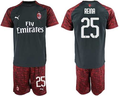 AC Milan #25 Reina Third Soccer Club Jersey