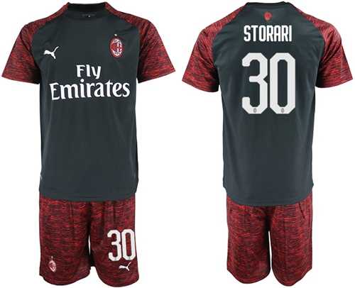 AC Milan #30 Storari Third Soccer Club Jersey