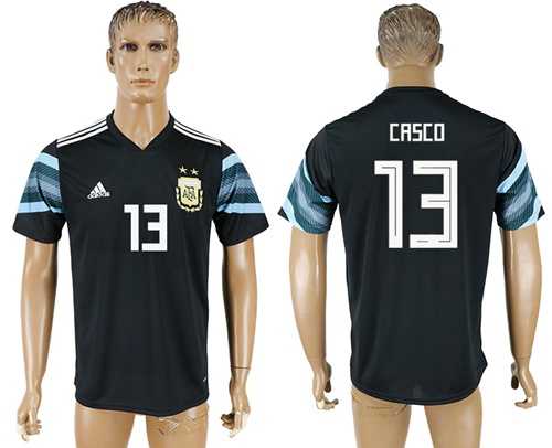 Argentina #13 Casco Away Soccer Country Jersey