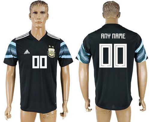 Argentina Personalized Away Soccer Country Jersey