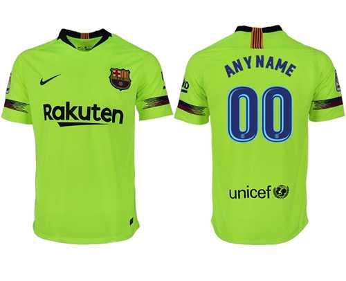 Barcelona Personalized Away Soccer Club Jersey