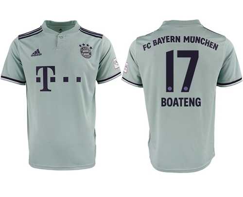 Bayern Munchen #17 Boateng Away Soccer Club Jersey