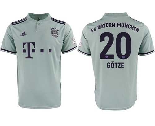 Bayern Munchen #20 Gotze Away Soccer Club Jersey