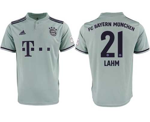 Bayern Munchen #21 Lahm Away Soccer Club Jersey