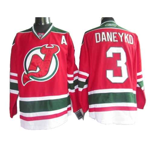 Devils #3 Ken Daneyko RedGreen CCM Team Classic Stitched NHL