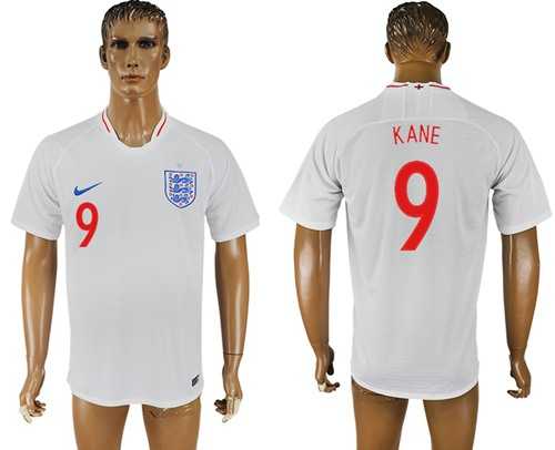 England #9 Kane Home Thai Version Soccer Country Jersey