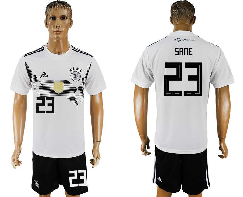 Germany #23 SANE Home 2018 FIFA World Cup Soccer Jersey