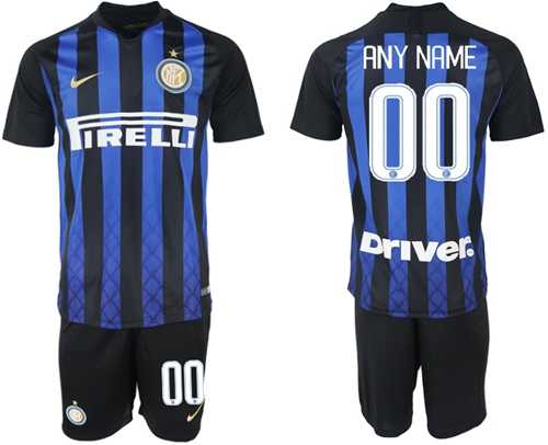 Inter Milan Personalized Home Soccer Club Jersey