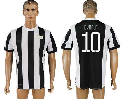 Juventus #10 Dybala 120th Anniversary Soccer Club Jersey