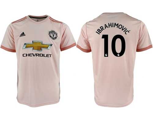 Manchester United #10 Ibrahimovic Away Soccer Club Jersey