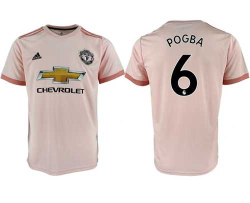 Manchester United #6 Pogba Away Soccer Club Jersey