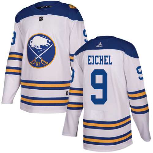 Men's Adidas Buffalo Sabres #9 Jack Eichel White Authentic 2018 Winter Classic Stitched NHL Jersey Men's Adidas Buffalo Sabres #9 Jack Eichel White Authentic 2018 Winter Classic Stitched NHL Jersey