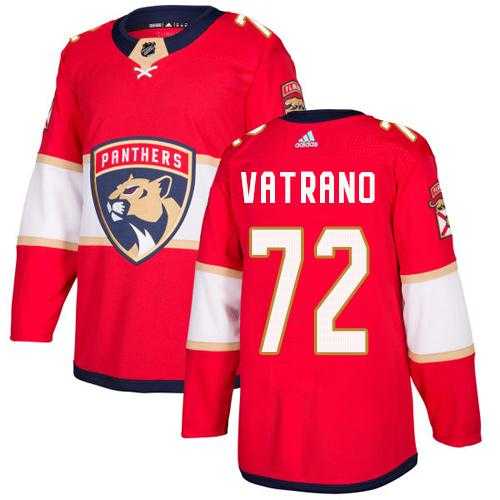 Men's Adidas Florida Panthers #72 Frank Vatrano Red Home Authentic Stitched NHL Jersey