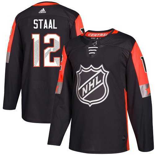 Men's Adidas Minnesota Wild #12 Eric Staal Black 2018 All-Star Central Division Authentic Stitched NHL
