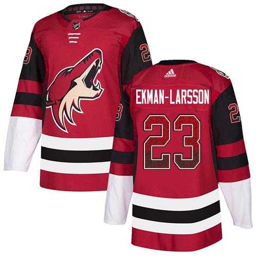 Men's Adidas Phoenix Coyotes #23 Oliver Ekman-Larsson Maroon Home Authentic Drift Fashion Stitched NHL Jersey