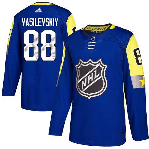Men's Adidas Tampa Bay Lightning #88 Andrei Vasilevskiy Royal 2018 All-Star Atlantic Division Authentic Stitched NHL