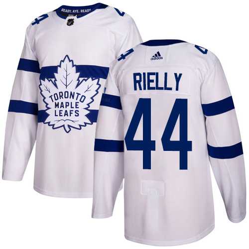 Men's Adidas Toronto Maple Leafs #44 Morgan Rielly White Authentic 2018 Stadium Series Stitched NHL Jersey