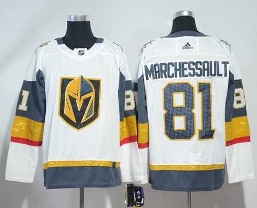 Men's Adidas Vegas Golden Knights #81 Jonathan Marchessault White Road Authentic Stitched NHL