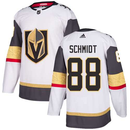 Men's Adidas Vegas Golden Knights #88 Nate Schmidt White Road Authentic Stitched NHL