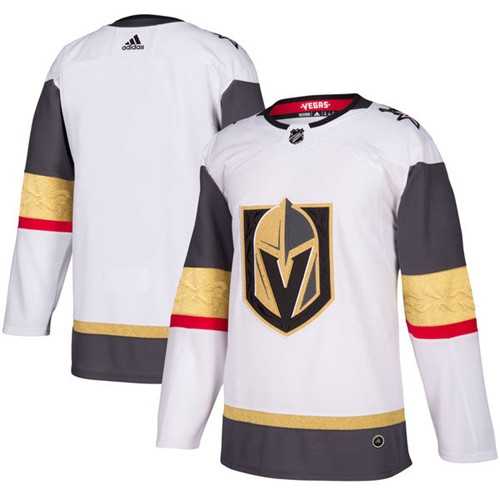 Men's Adidas Vegas Golden Knights Blank White Road Authentic Stitched NHL