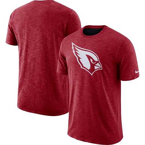 Men's Arizona Cardinals Nike Cardinal Sideline Cotton Slub Performance T-Shirt
