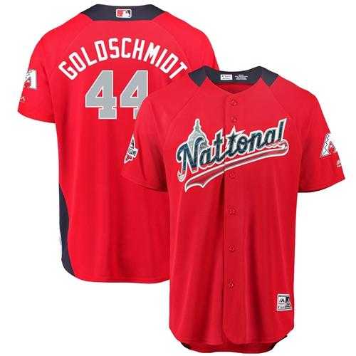 Men's Arizona Diamondbacks #44 Paul Goldschmidt Red 2018 All-Star National League Stitched MLB