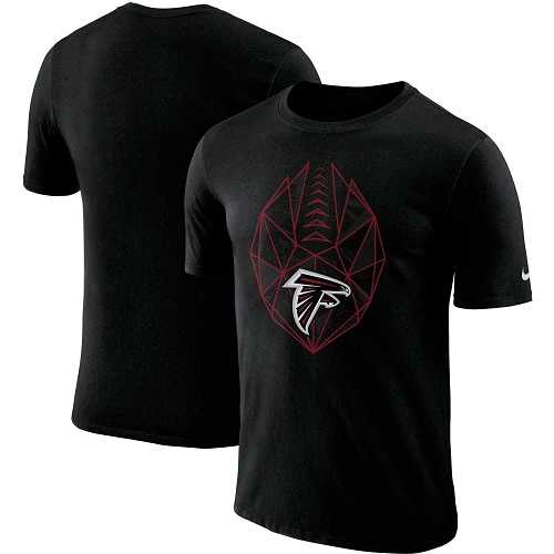 Men's Atlanta Falcons Nike Black Fan Gear Icon Performance T-Shirt