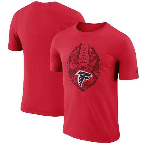 Men's Atlanta Falcons Nike Red Fan Gear Icon Performance T-Shirt