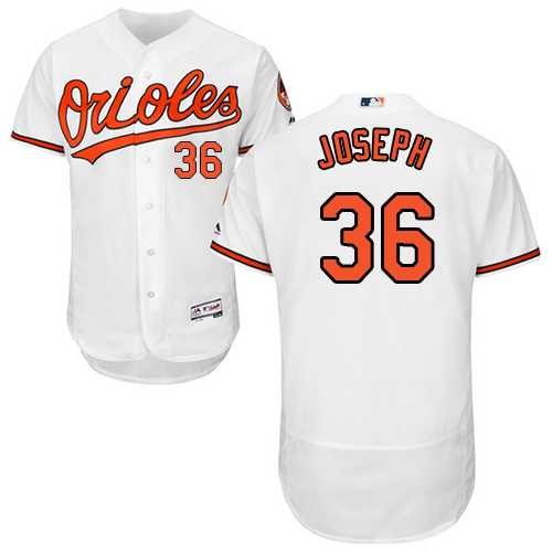 Men's Baltimore Orioles #36 Caleb Joseph White Flexbase Authentic Collection Stitched MLB Men's Baltimore Orioles #36 Caleb Joseph White Flexbase Authentic Collection Stitched MLB