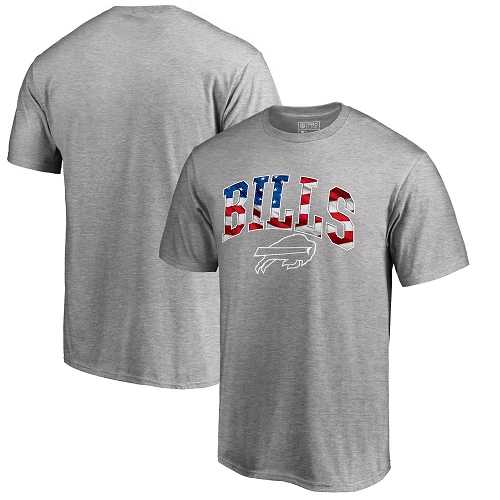 Men's Buffalo Bills Pro Line by Fanatics Branded Heathered Gray Banner Wave T-Shirt