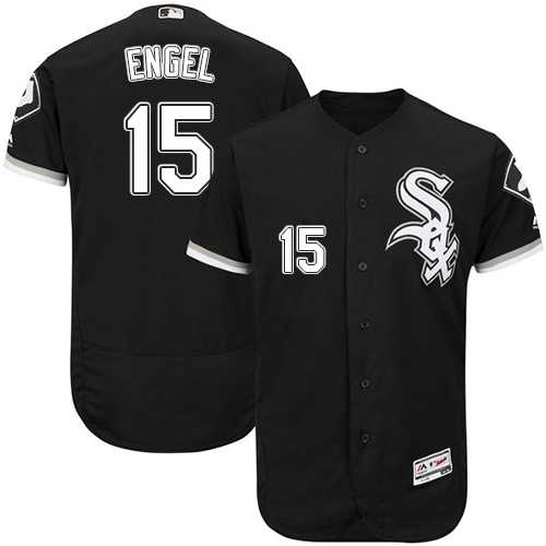 Men's Chicago White Sox #15 Adam Engel Black Flexbase Authentic Collection Stitched MLBs