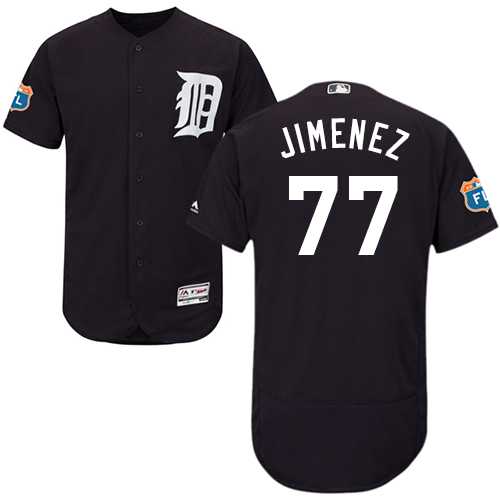 Men's Detroit Tigers #77 Joe Jimenez Navy Blue Flexbase Authentic Collection Stitched MLB Jersey Men's Detroit Tigers #77 Joe Jimenez Navy Blue Flexbase Authentic Collection Stitched MLB Jersey