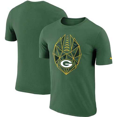 Men's Green Bay Packers Nike Green Fan Gear Icon Performance T-Shirt
