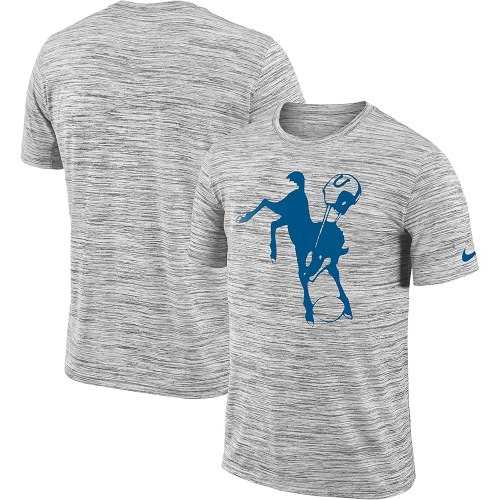 Men's Indianapolis Colts Nike Heathered Black Sideline Legend Velocity Travel Performance T-Shirt