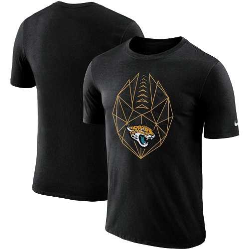 Men's Jacksonville Jaguars Nike Black Fan Gear Icon Performance T-Shirt